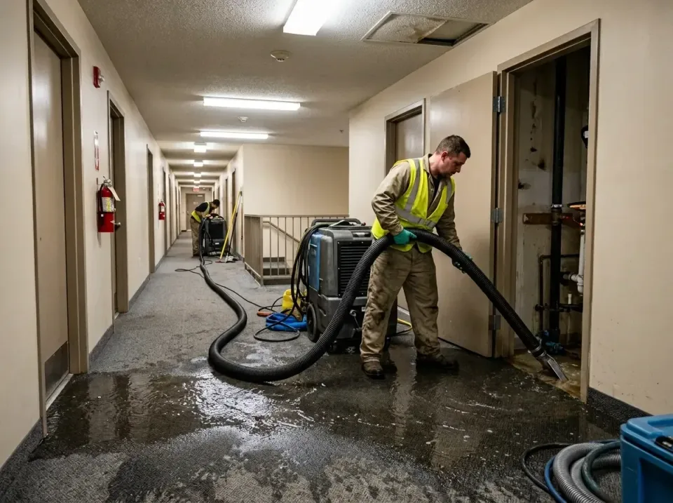 multi-unit-apartment-hallway-f-005 — frequently asked questions, Emergency Burst Pipe Water Extraction & Removal in Ocean Vi…